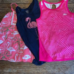Lot of 3 girl's tanks. Size 5/6